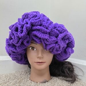Purple Knit Women's Hat